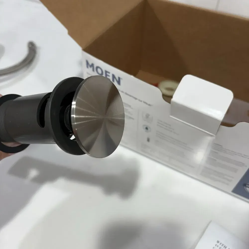 Moen Mikah 84312SRN Brushed Nickel High Arc 2 Handle Widespread Bathroom Faucet